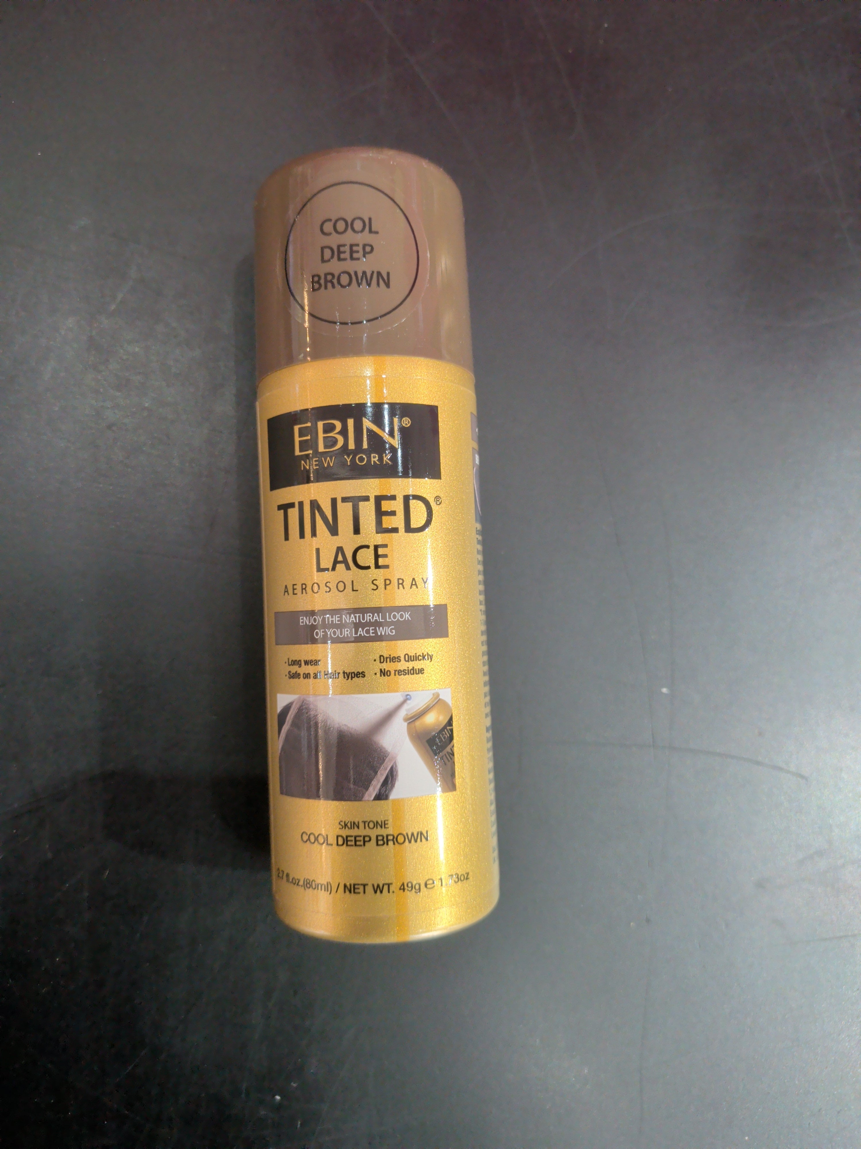 Ebin tinted lace spray Cool deep brown