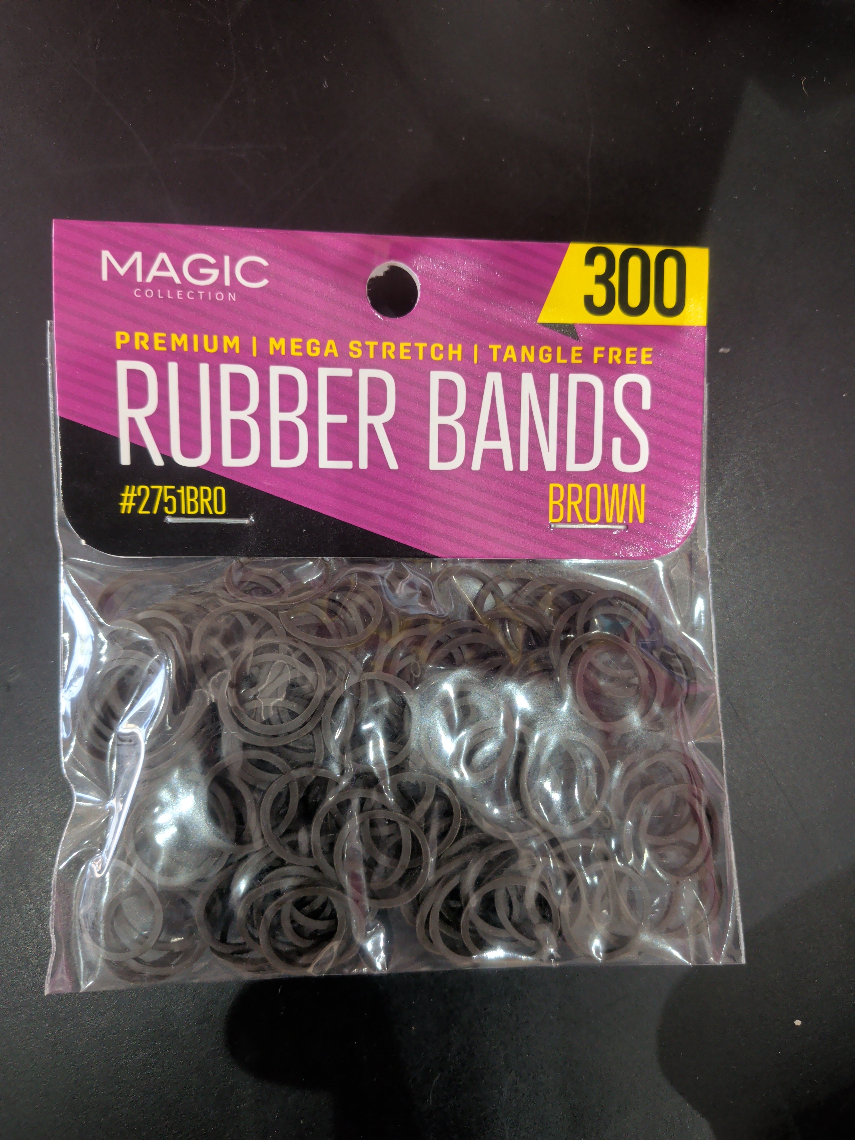 Magic collection Brown Rubber Bands