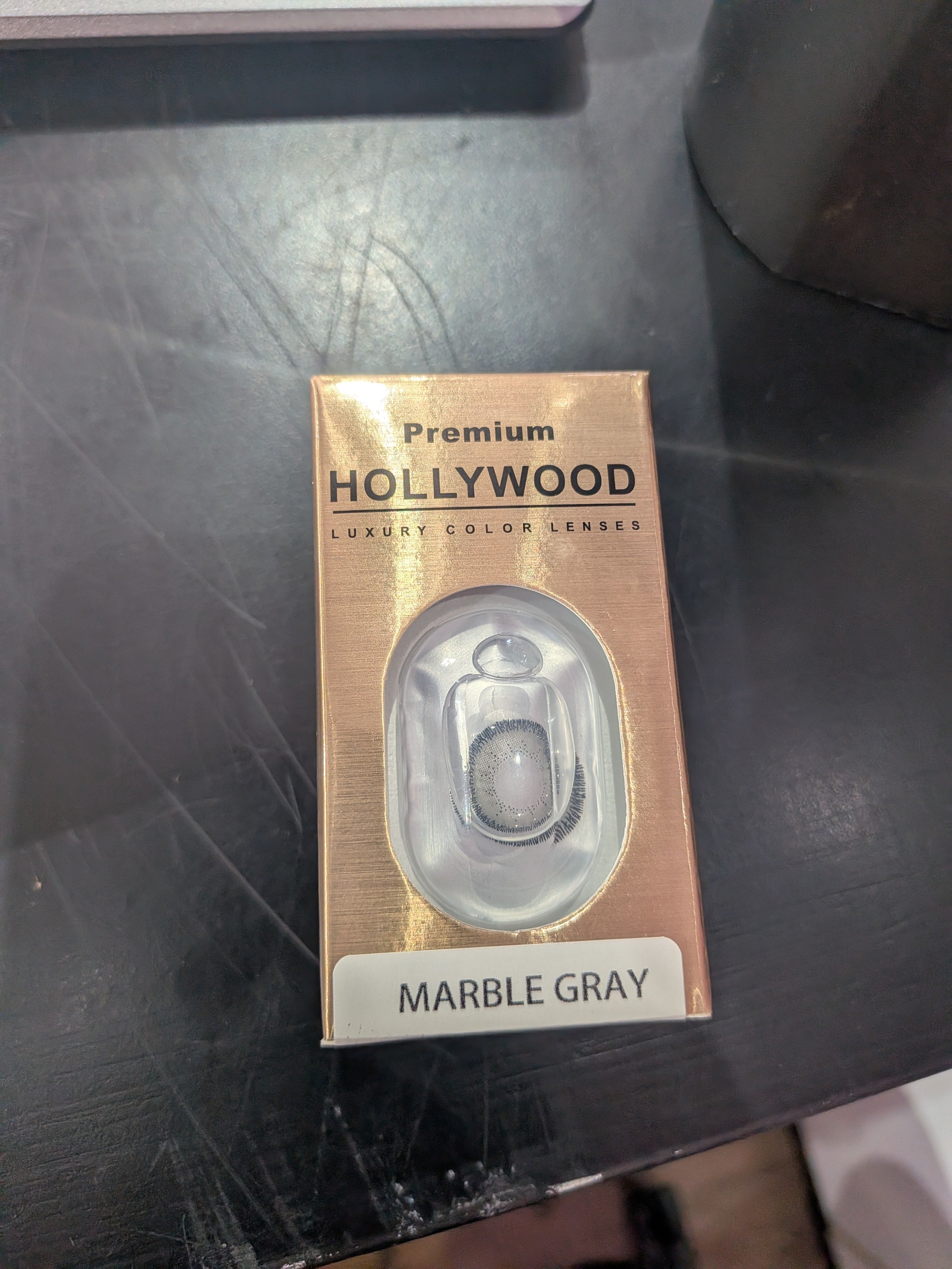 MARBLE GRAY Premium Hollywood contact lenses