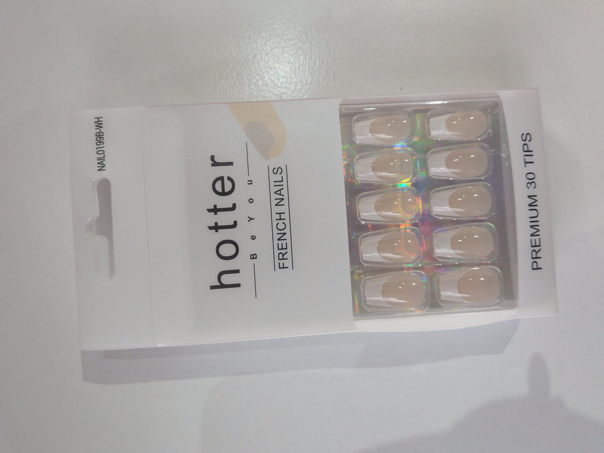 Hotter BeYou Press On French Nails
