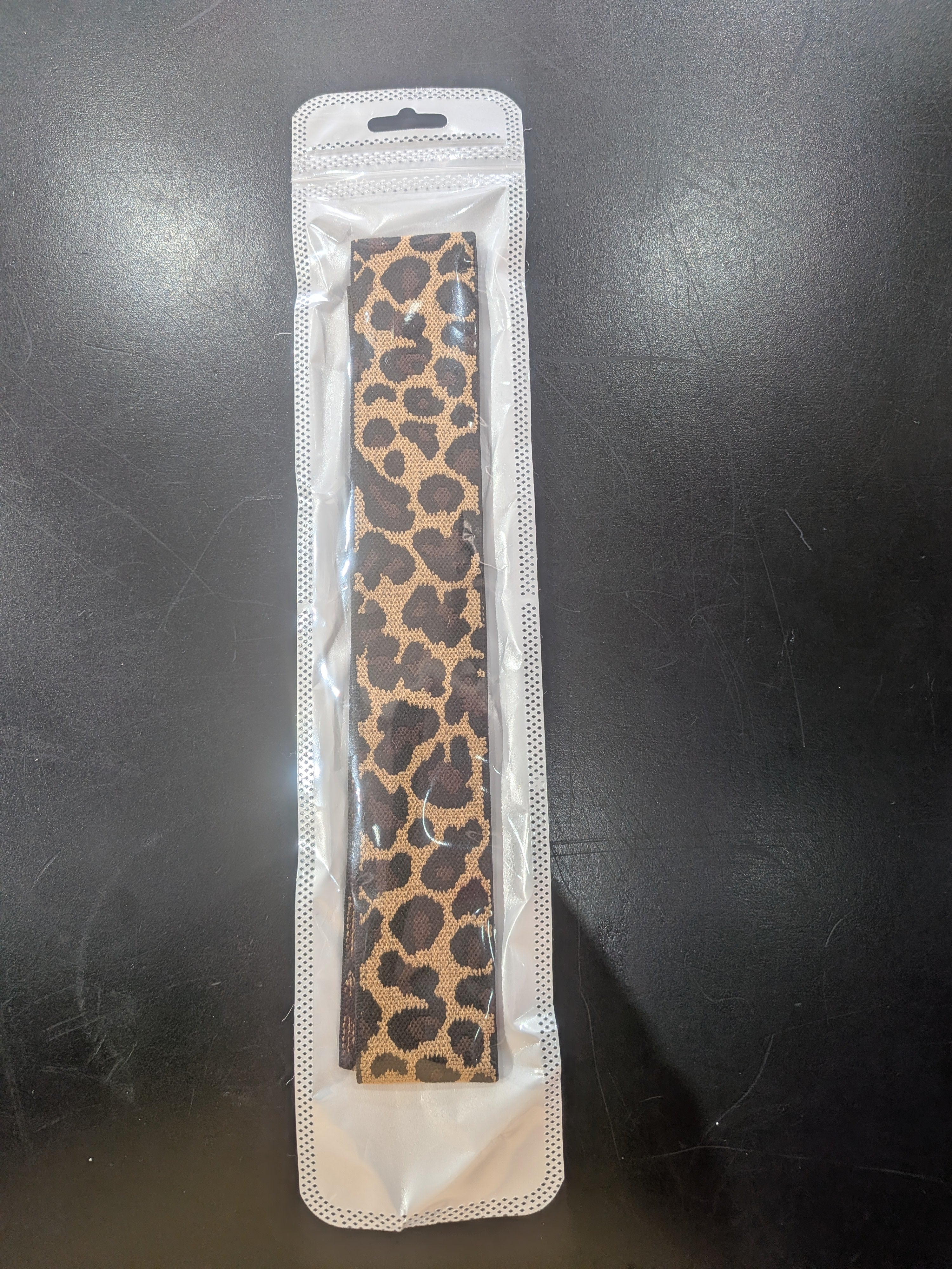 Cheetah print band wrap