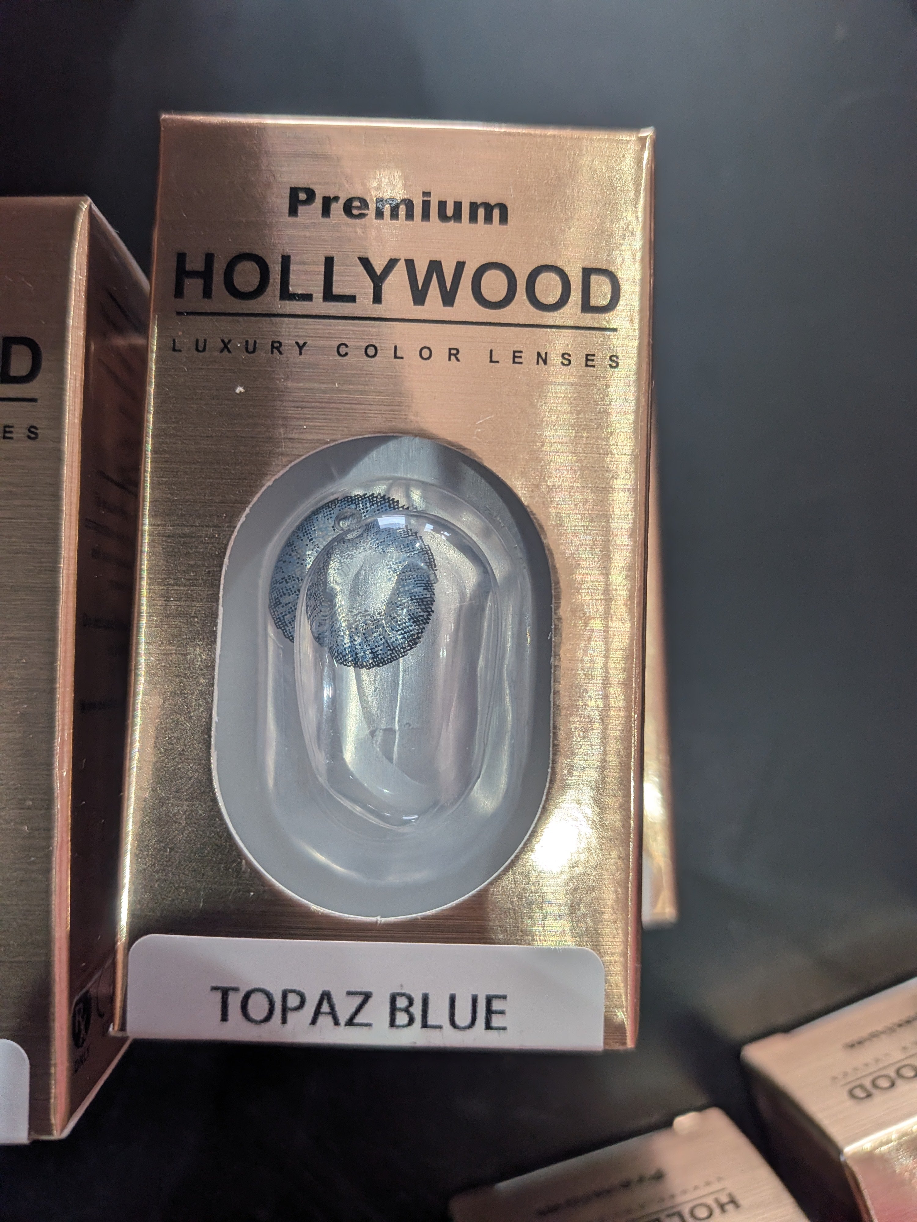 TOPAZ BLUE Premium Hollywood Contact Lenses