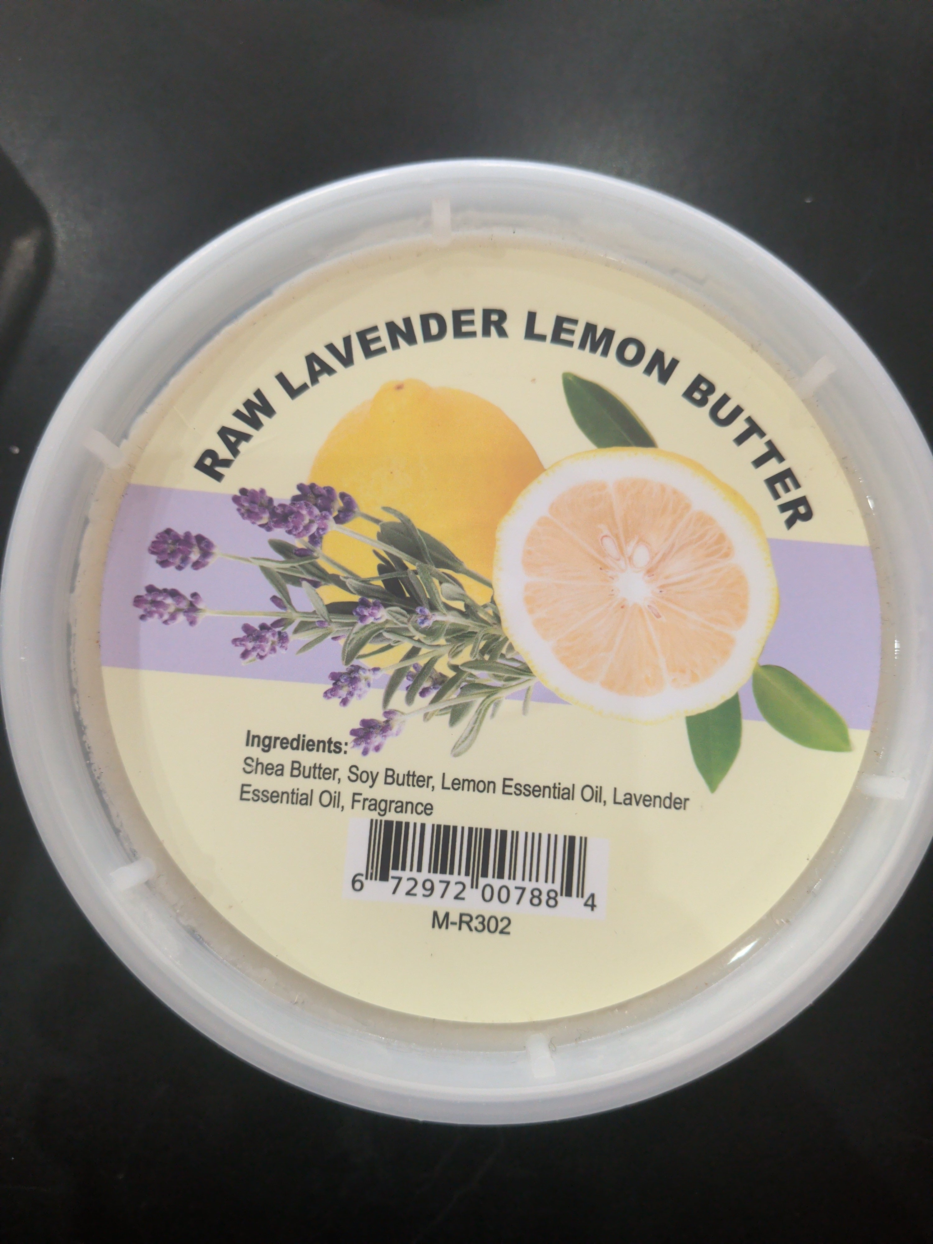 Raw Lavender Lemon Butter 5 oz