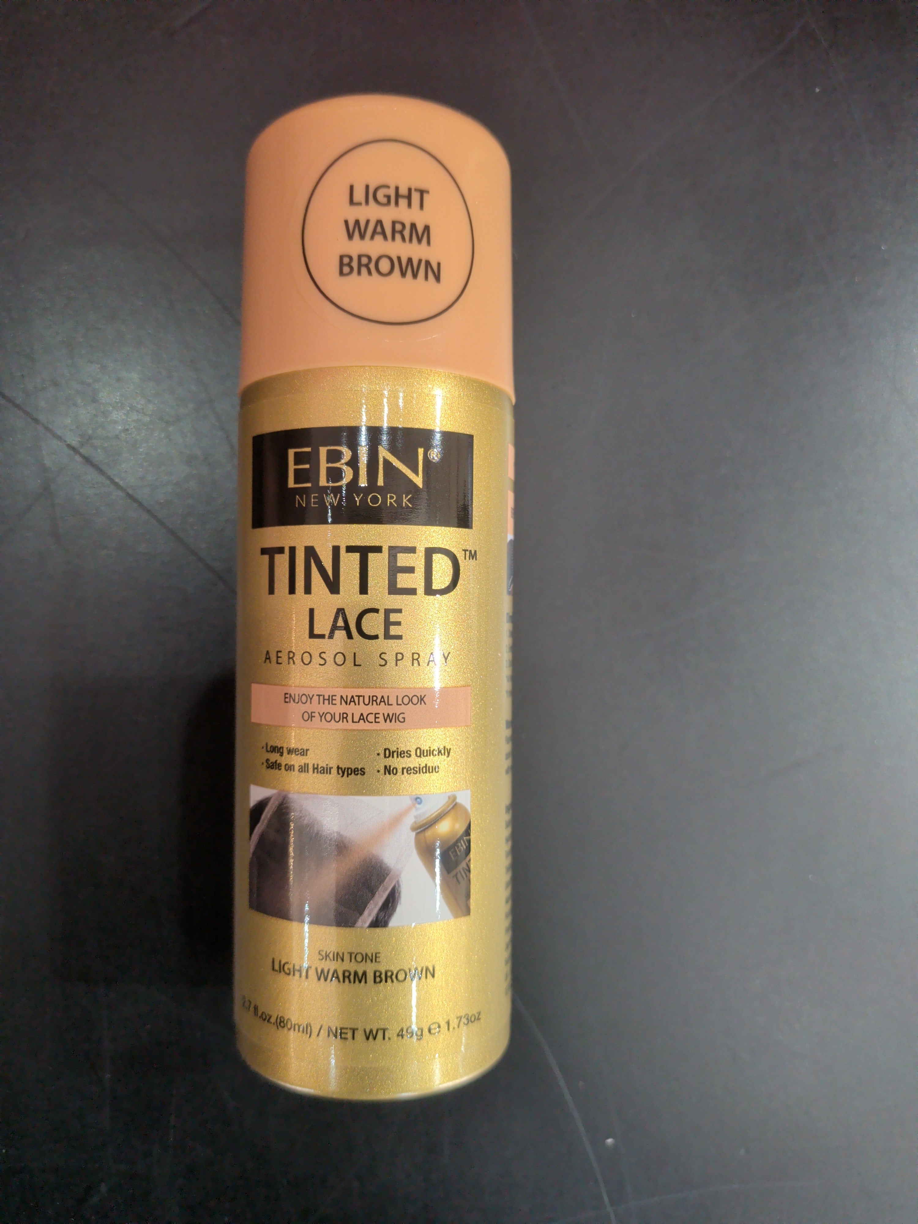 Ebin tinted lace spray light warm brown