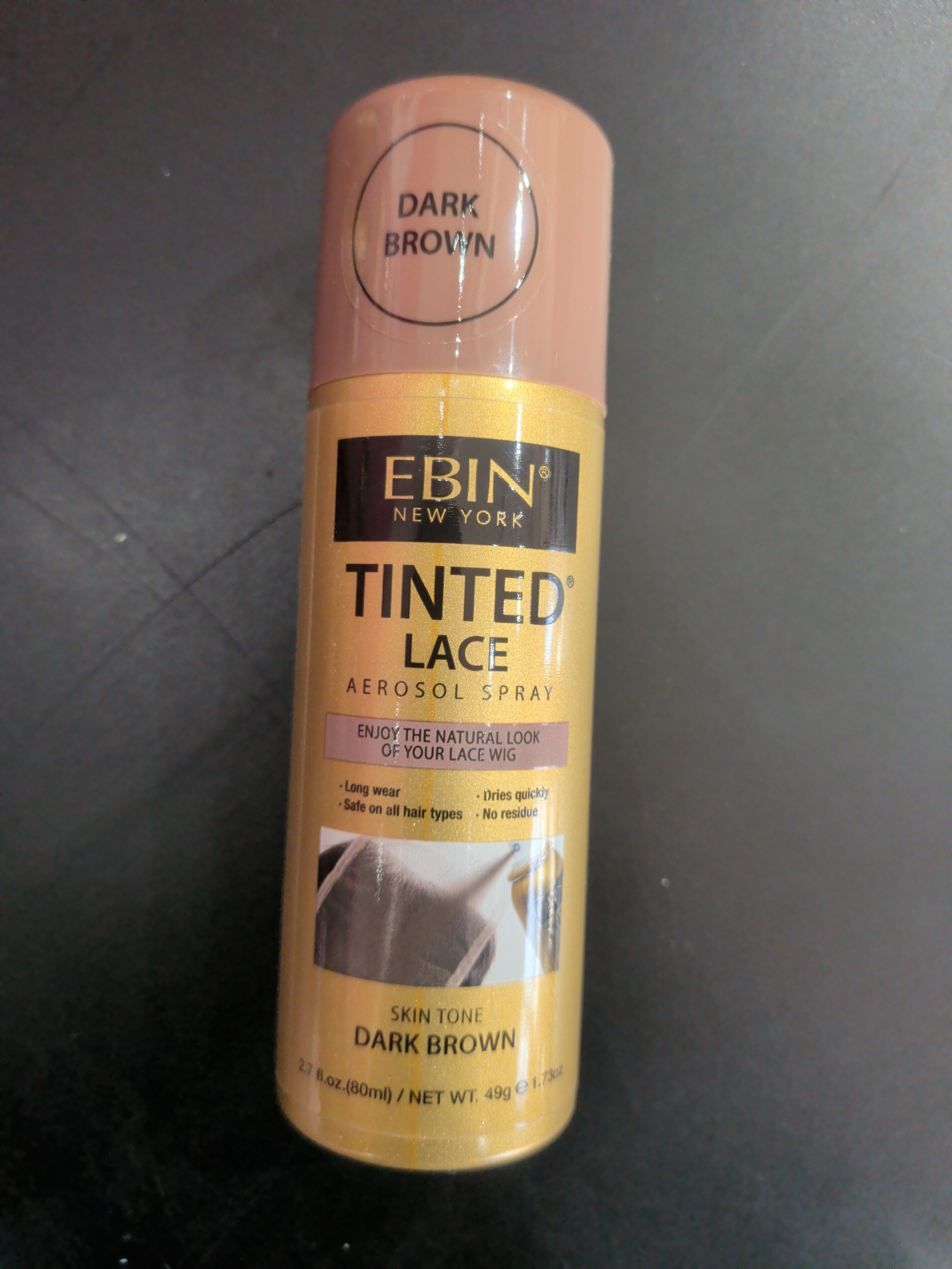 EBIN Tinted lace spray Dark brown