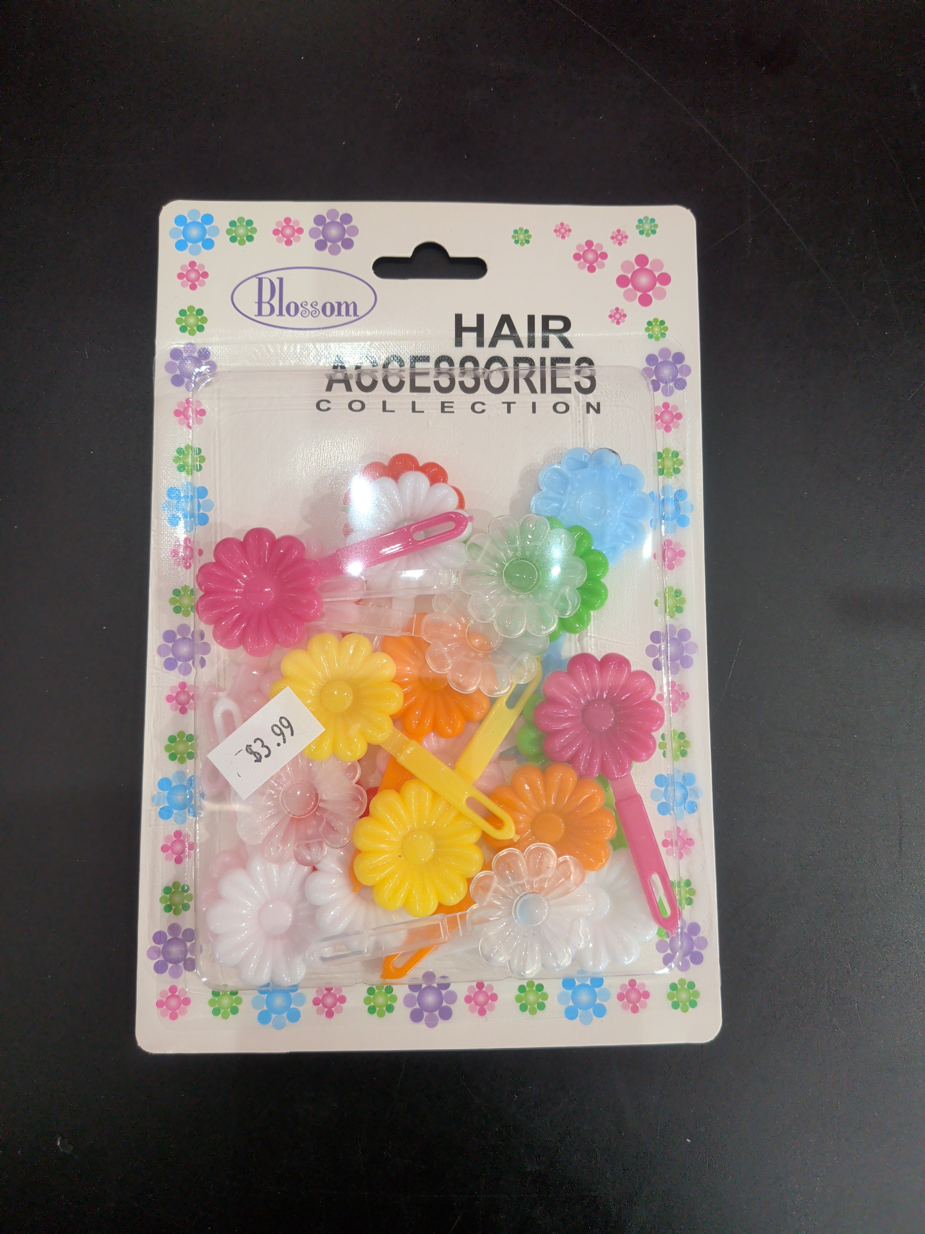 Blossom colorful hair Barrets