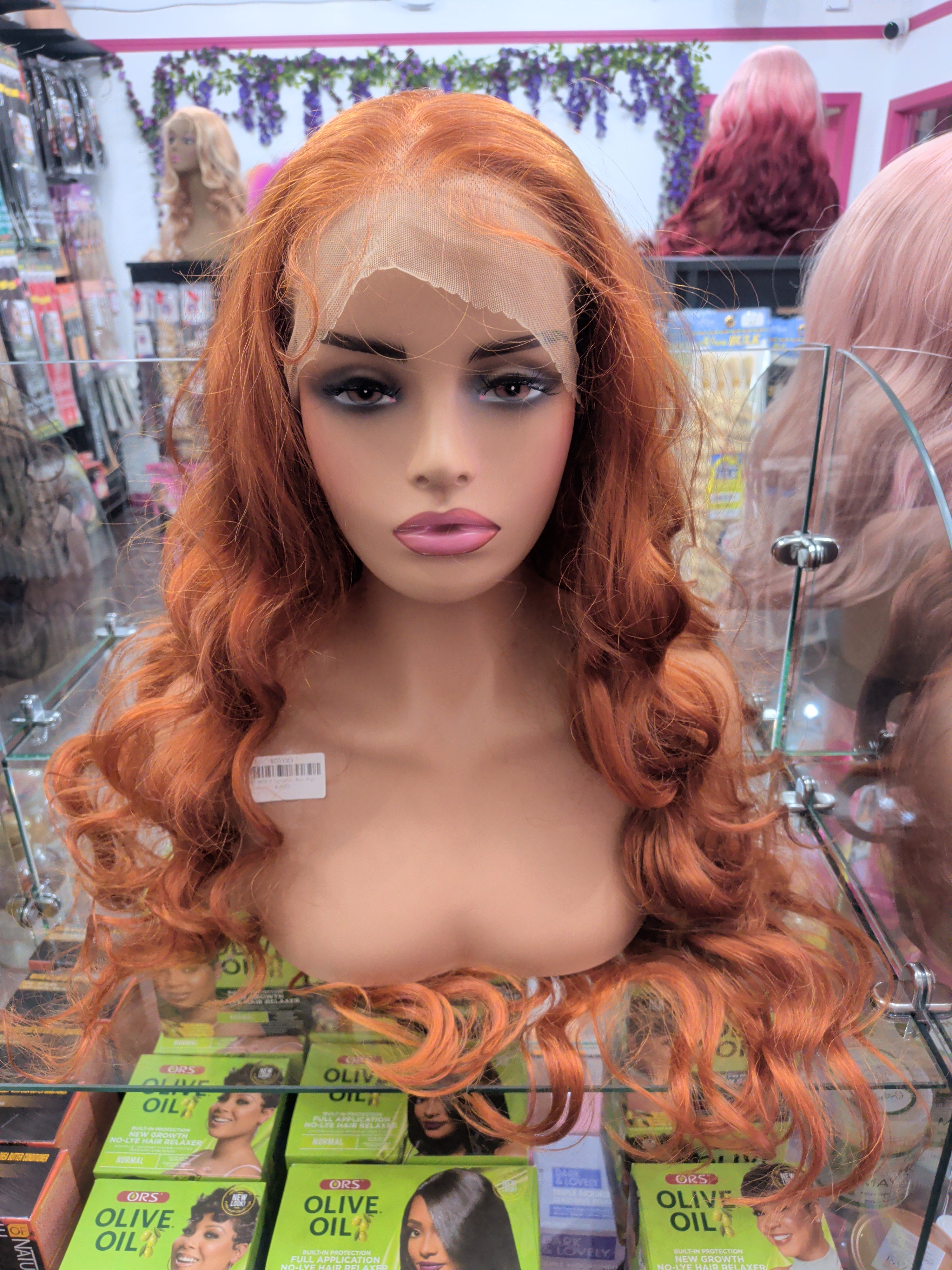 Ginger wavy wig