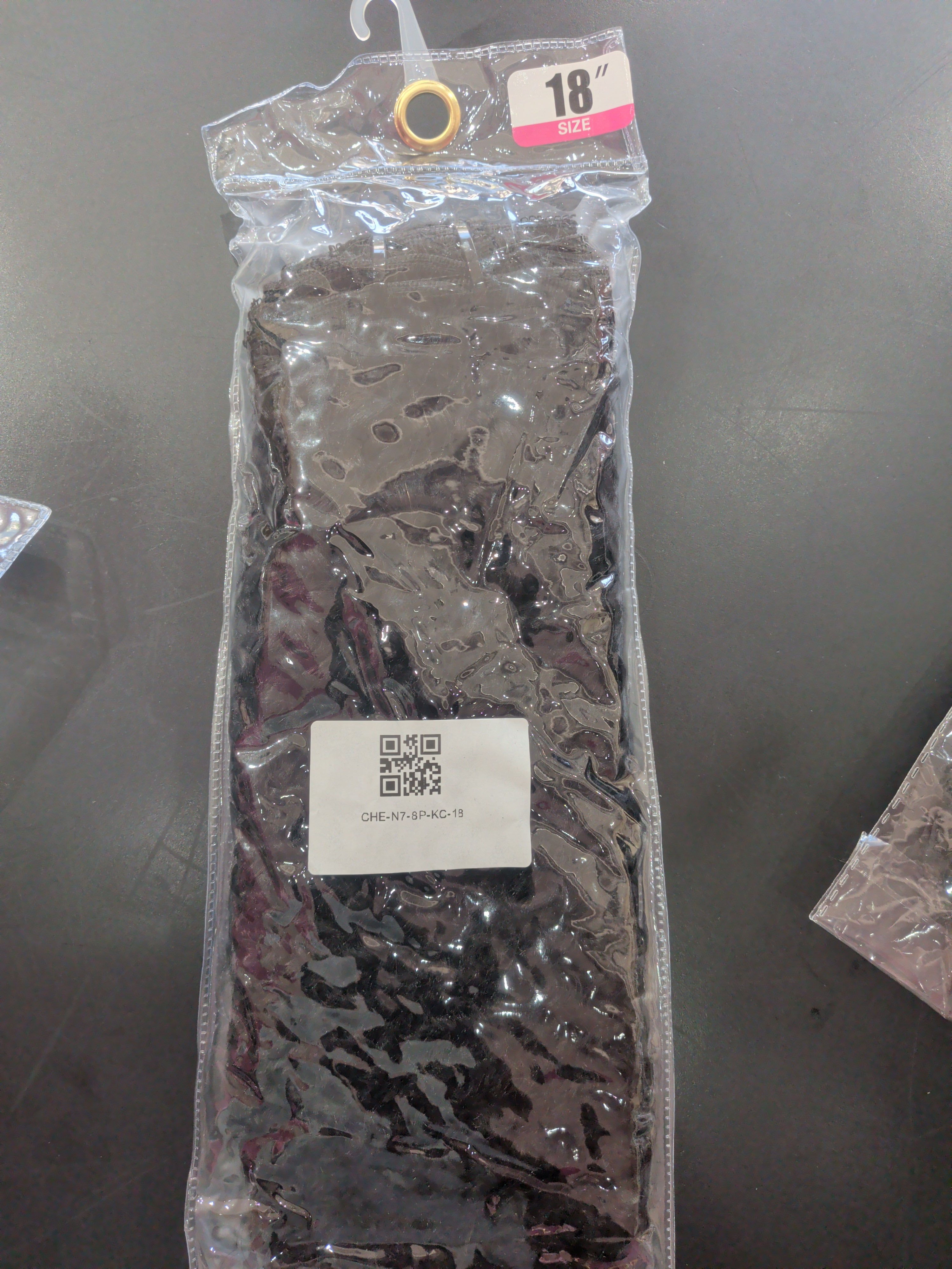 Burmese curly human hair 18in